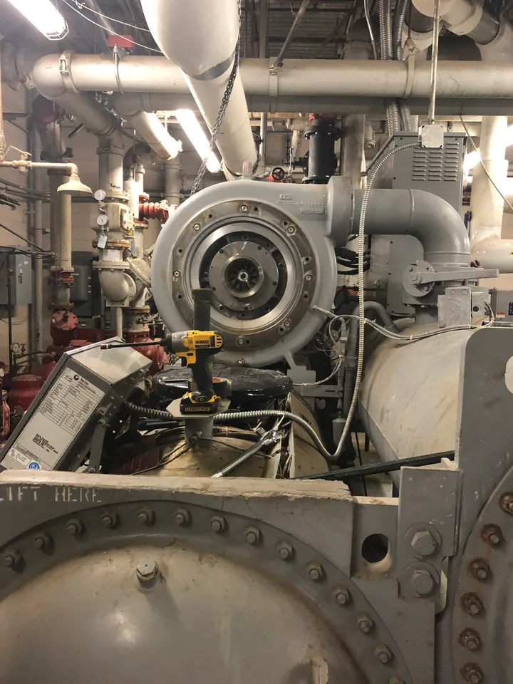 A Carrier 19XRV overhaul